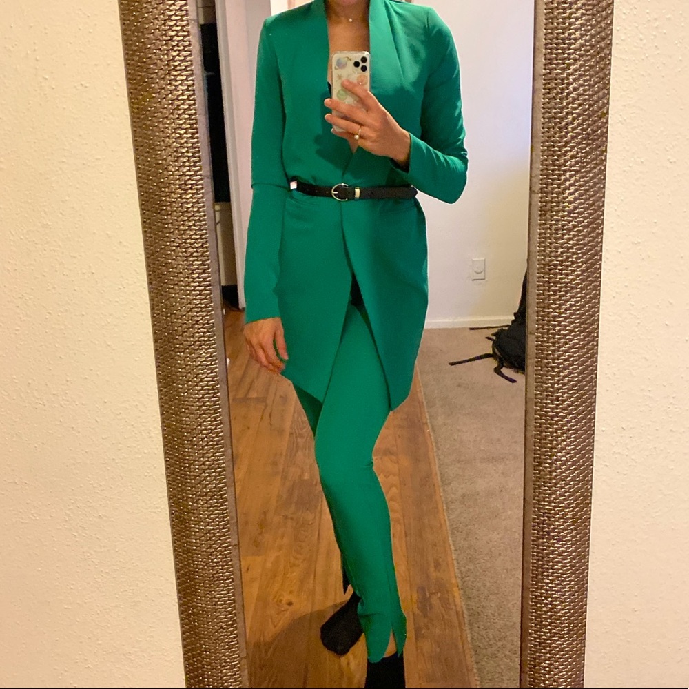 Green YAS suit